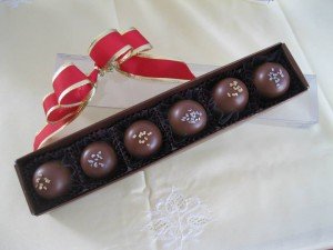 Trufas de café e de maracujá